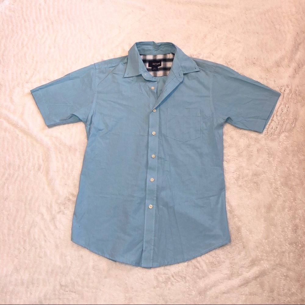 Basic Editions Short Sleeve Dress Shirt